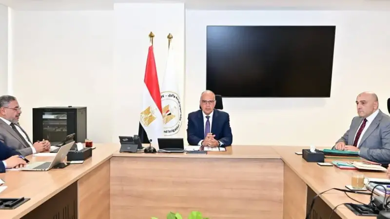وزير الري يتابع الموقف التنفيذي لمشروع ”دعم تحديث إدارة الموارد المائية بقطاع الزراعة في مصر”