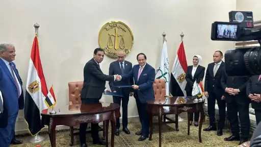 افتتاح مكتب تصديقات لوزارة الخارجية بمقر مجمع محاكم مجلس الدولة