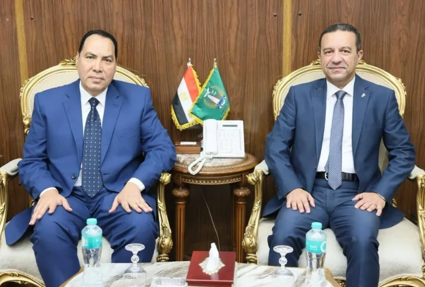 محافظ المنوفية يلتقي مدير أمن المنوفية