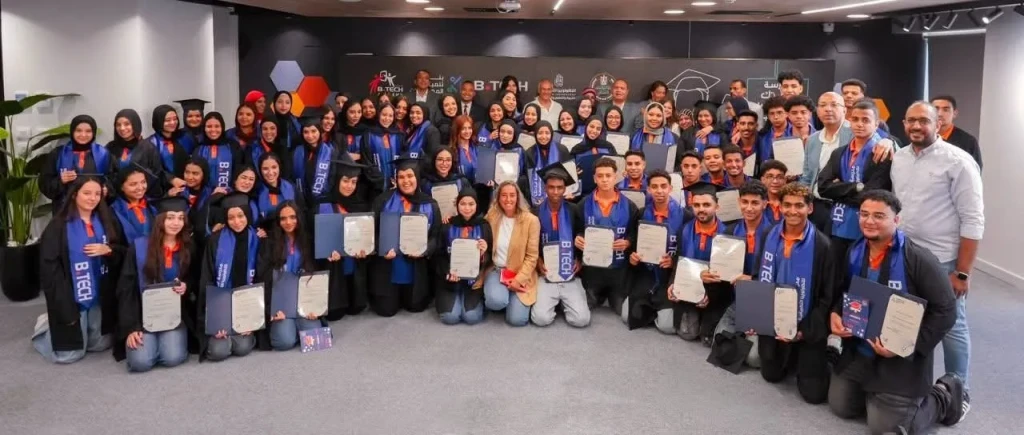 بى تك تحتفل بتخرج الدفعة الرابعة من طلاب مدرسة بى تك للتكنولوجيا التطبيقية لعام 2026