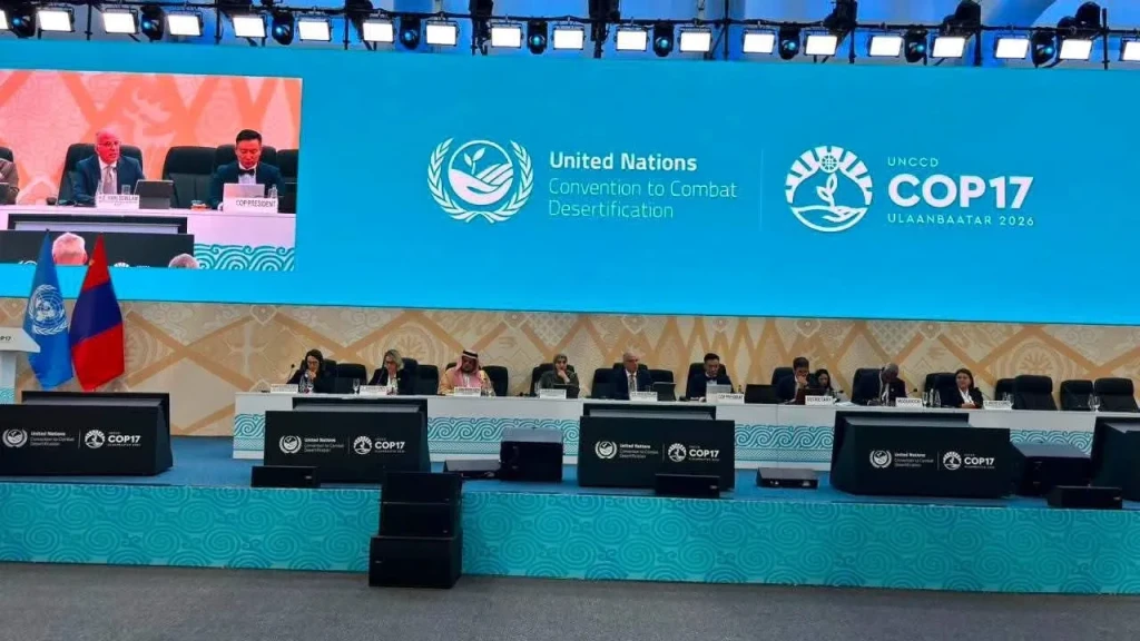 وزير الري يلقي كلمة مصر في الشق الوزاري لـ COP17 بمنغوليا،