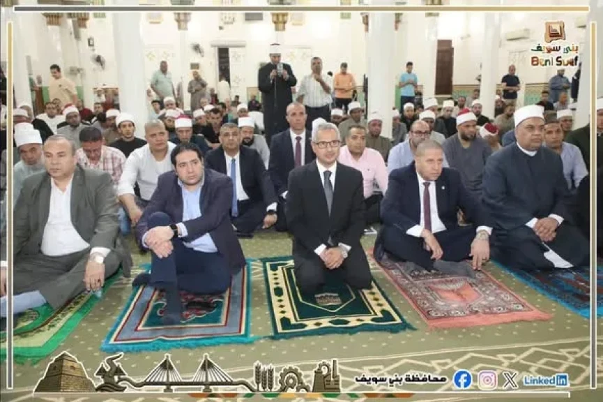محافظ بني سويف يشهد احتفال الأوقاف بالمولد النبوي الشريف