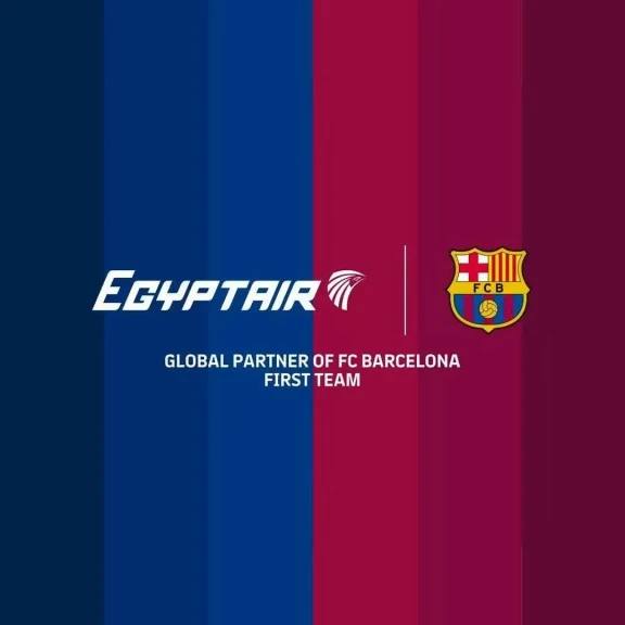 مصر للطيران راعيًا جديدًا لنادي برشلونة