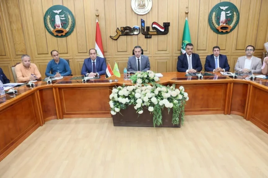 محافظ المنوفية يناقش خطة عمل لجنة رقمنة وأرشفة المستندات والوثائق