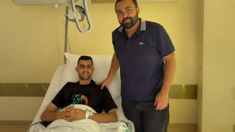 بلعمري لاعب الأهلي يجري جراحة ناجحة في ألمانيا
