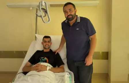 بلعمري لاعب الأهلي يجري جراحة ناجحة في ألمانيا