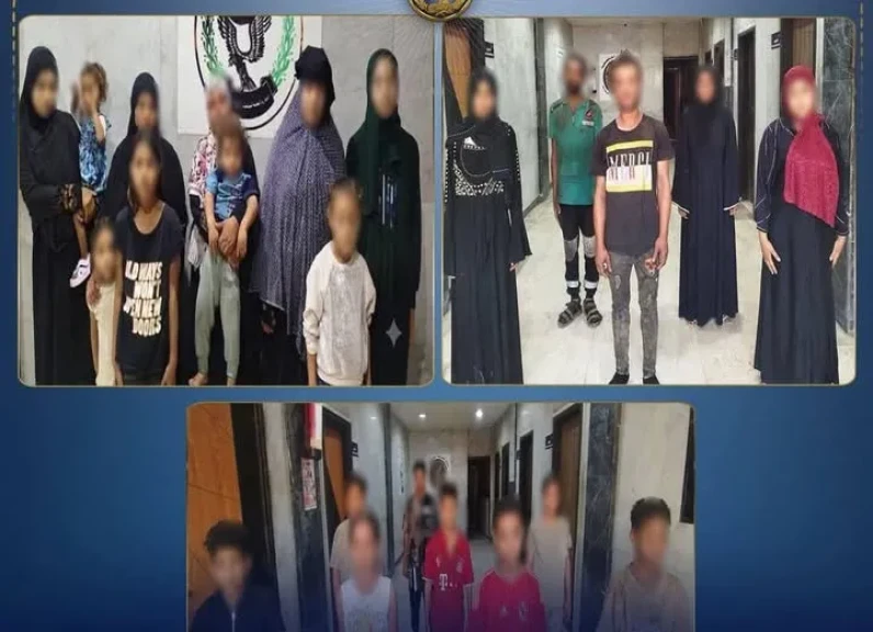 الداخلية: ضبط عدد من الرجال والسيدات لقيامهم باستغلال الاطفال في أعمال التسول