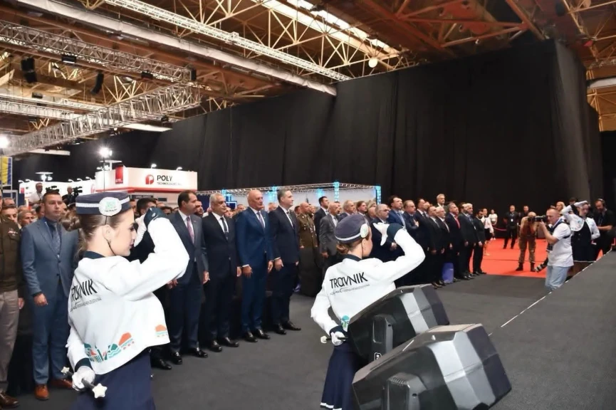 وزير الدولة للإنتاج الحربي يشارك في افتتاح معرض الدفاع الأول ”درع البلقان 2026”