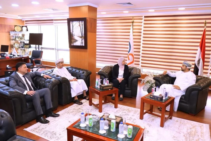 رئيس التنمية الصناعية تستقبل وفداً عُمانياً رفيع المستوى وتستعرض فرص الاستثمار المشتركة