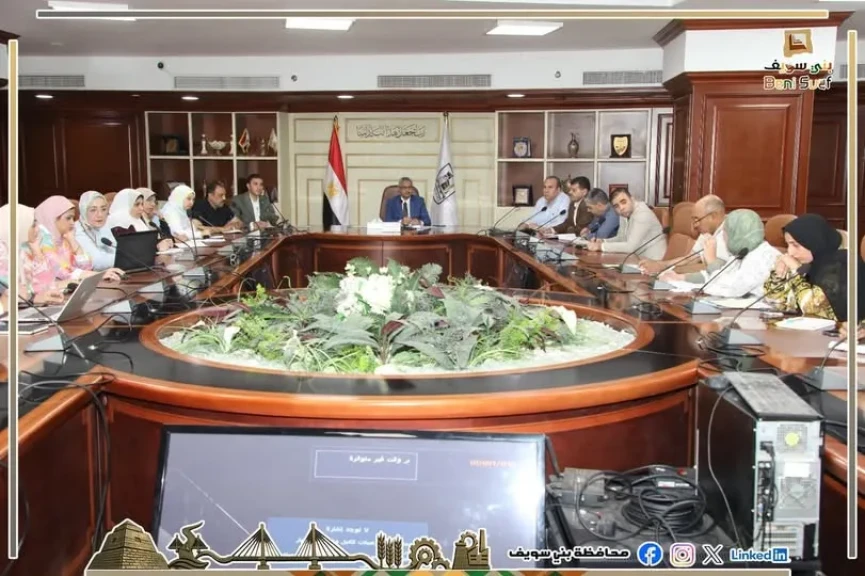 محافظ بني سويف يناقش مقترحات محور ”التخطيط العمراني” خلال لقائه مع حملة الماجستير والدكتوراه