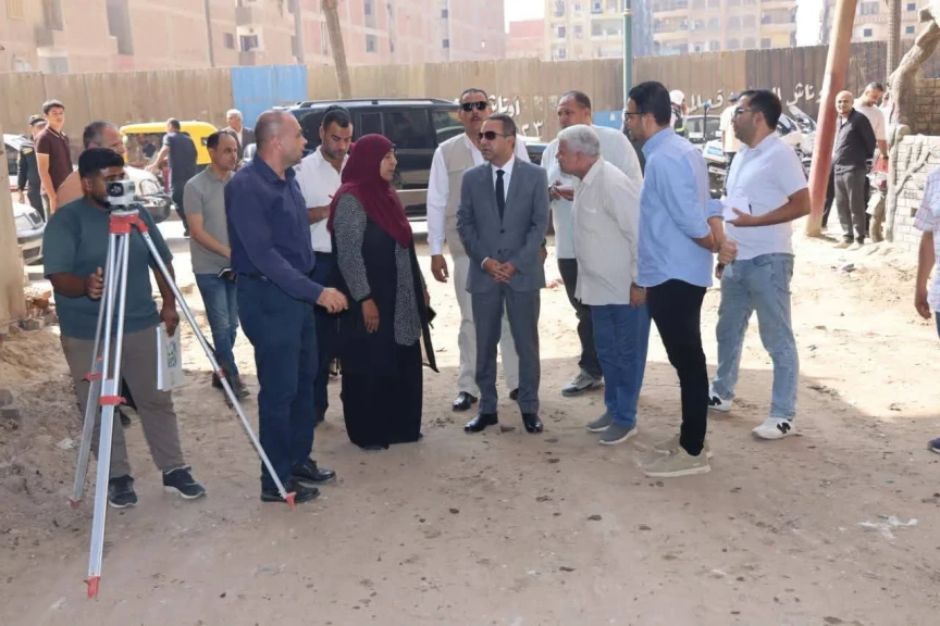 محافظ المنوفية يتفقد بدء أعمال الرصف والتطوير بشوارع حي شرق شبين الكوم