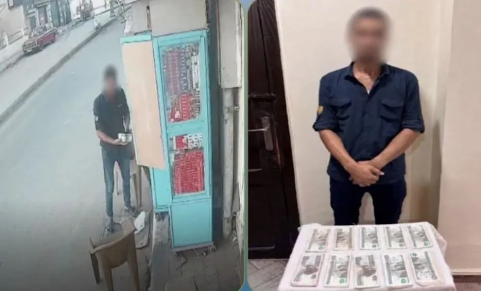 الداخلية: ضبط المتهم في مقطع فيديو بسرقة مبلغ مالى من كشك سجائر بالبحيرة