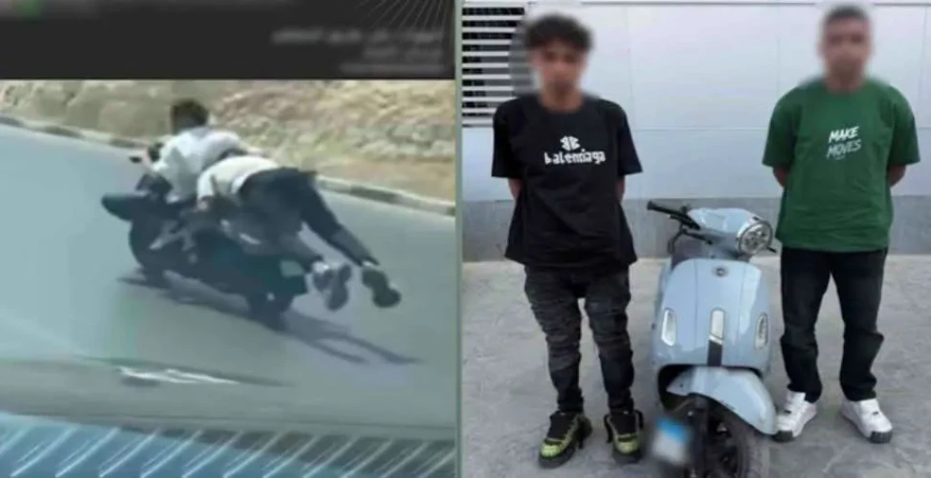 الداخلية: ضبط المتهمين في مقطع فيديو بقيادة دراجة نارية إسكوتر وتعريض حياة المواطنين للخطر