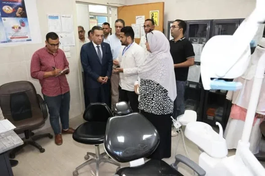 محافظ المنوفية يتفقد الموقف التنفيذي لمستشفى الشهداء الجديدة