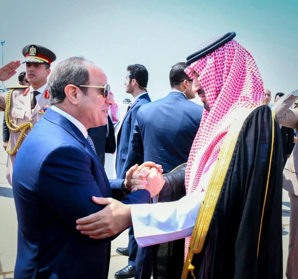 الرئيس السيسي يستقبل اليوم الأمير محمد بن سلمان بن عبدالعزيز آل سعود ولي عهد المملكة العربية السعودية