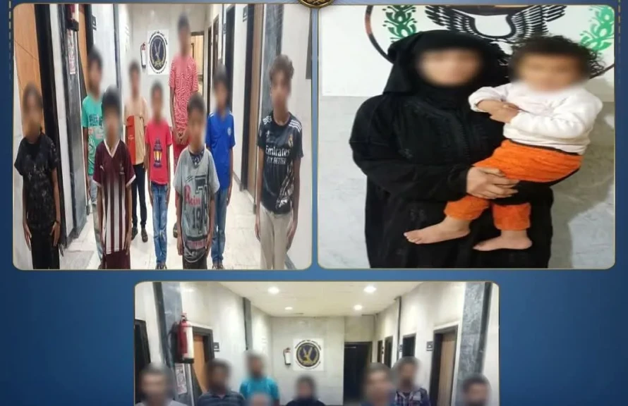 الدخلية: ضبط عدد من الرجال والسيدات لقيامهم باستغلال الاطفال في أعمال التسول