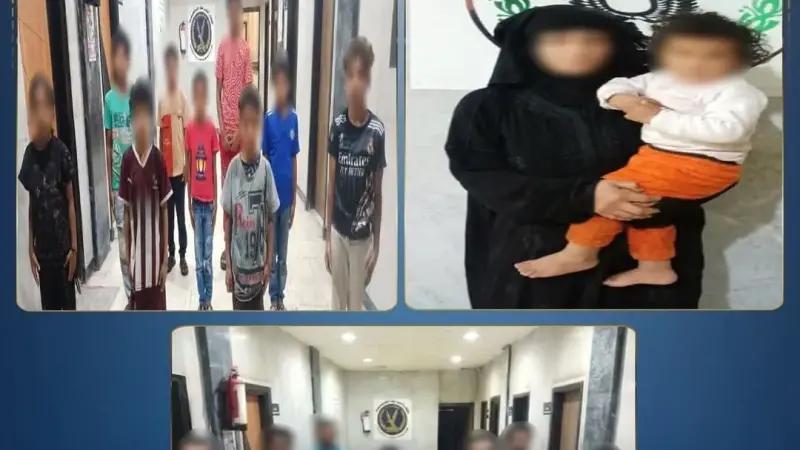 الدخلية: ضبط عدد من الرجال والسيدات لقيامهم باستغلال الاطفال في أعمال التسول