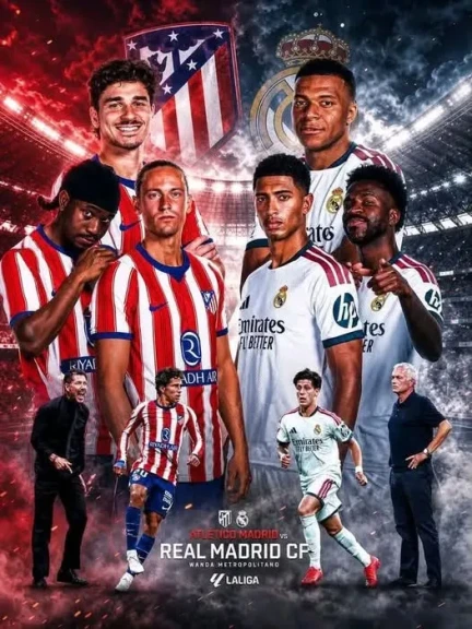 ريال مدريد يحل ضيفاً علي أتليتكو في ديربي إسبانيا