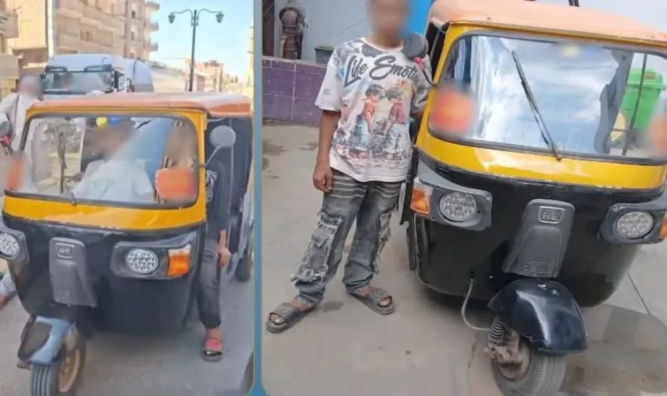 الداخلية: ضبط المتهم في مقطع فيديو سائق توك توك لقيامه بتعريض حياة المواطنين للخطر بالمنوفية