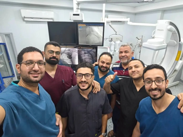 صحة المنوفية  لأول مرة على مستوى مستشفيات المحافظة .تركيب أول منظم قلب ثلاثي بالصاعق