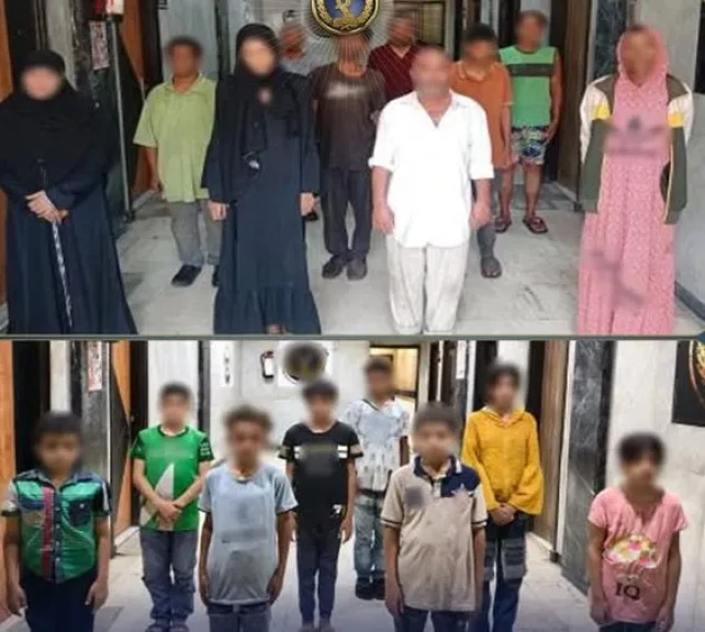 الداخلية: ضبط عدد من الرجال والسيدات لقيامهم باستغلال الاطفال في أعمال التسول