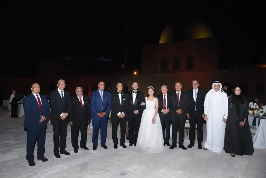بحضور وزراء وسفراء ورجال أعمال.. اللواء «محمود يوسف» يحتفل بزفاف كريمته «سلمي» على «هشام جبريل»