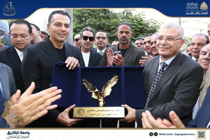 رئيس جامعة الزقازيق يستقبل محافظ الشرقية والأمين العام لحزب مستقبل وطن