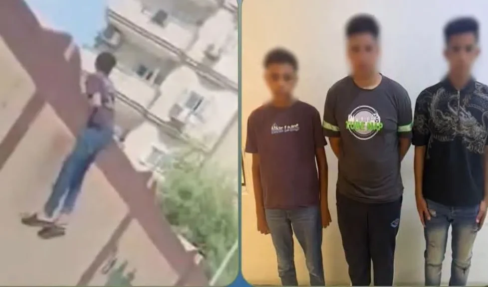 الداخلية: ضبط المتهمين في مقطع فيديو تعلق أحد الأشخاص بسور مدرسة وتصوير الطالبات بالسويس