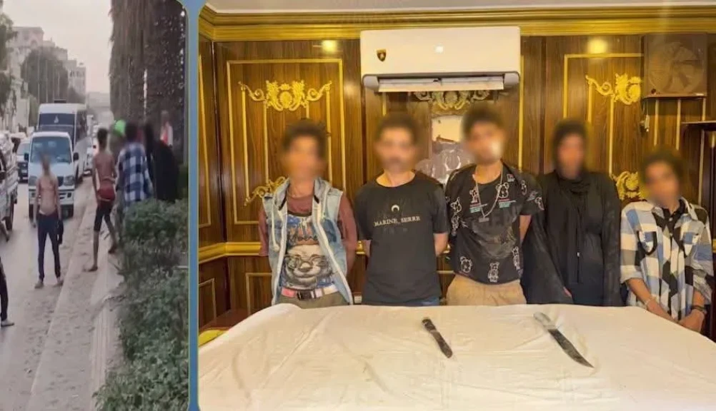 الداخلية: ضبط المتهمين بالتشاجر بإستخدام أسلحة بيضاء بدائرة قسم شرطة الأهرام بالجيزة