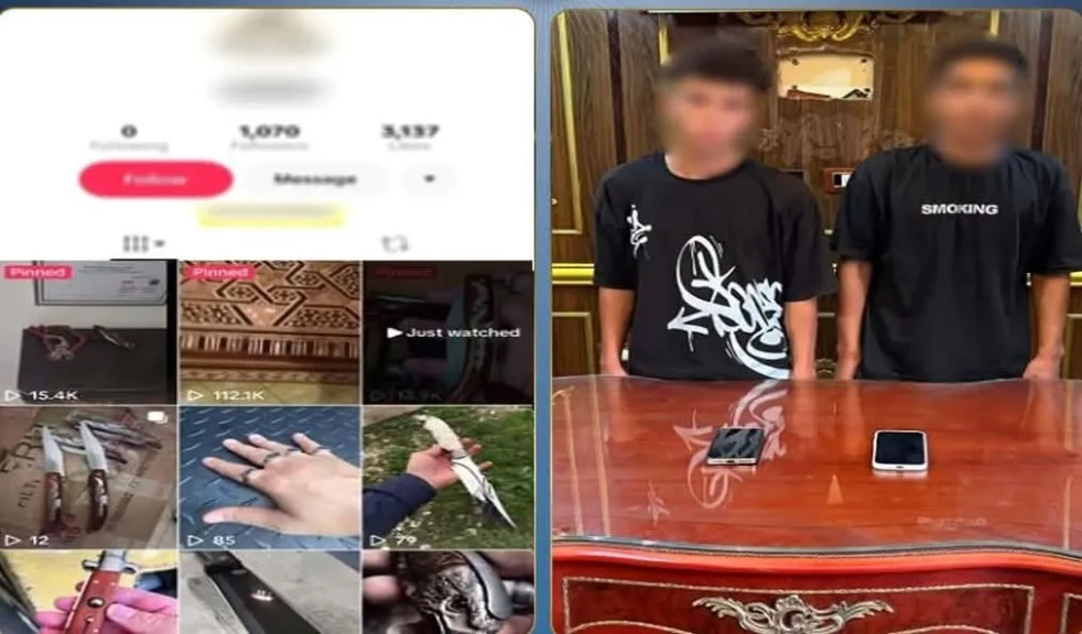 الداخلية: ضبط أحد الأشخاص لقيامه بالترويج لبيع الأسلحة البيضاء بمقابل مادى عبر مواقع التواصل الاجتماعي