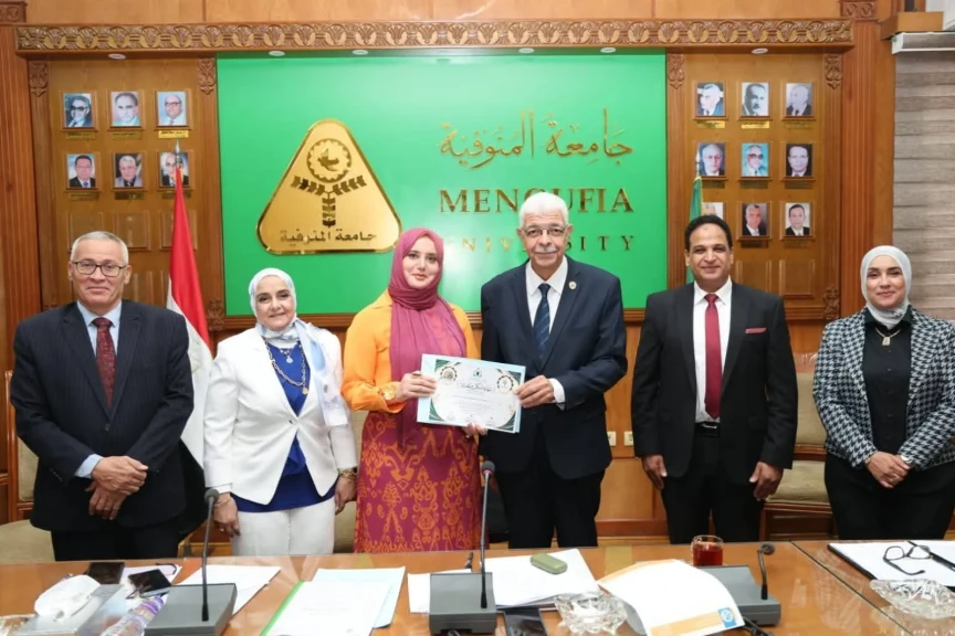 جامعة المنوفية تحتفي بتميز منظومة الإرشاد الأكاديمي