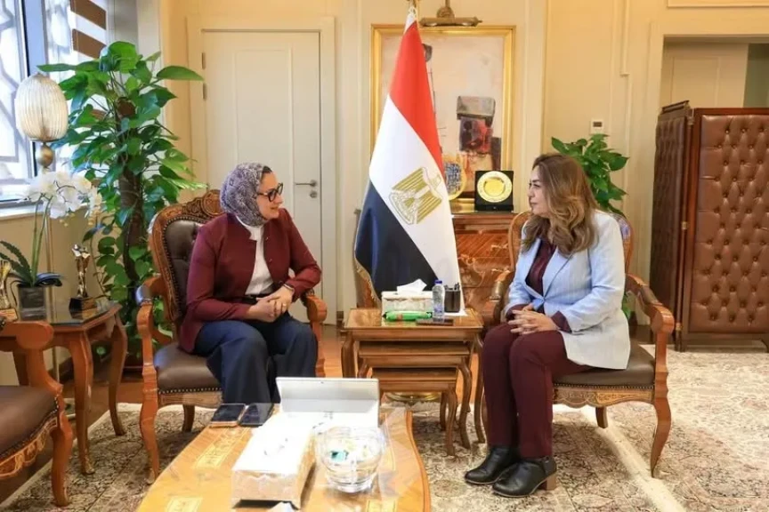 وزيرة التنمية المحلية تتابع مع محافظ الوادي الجديد المشروعات التنموية والخدمية والخطة الاستثمارية وملفات التصالح والتقنين