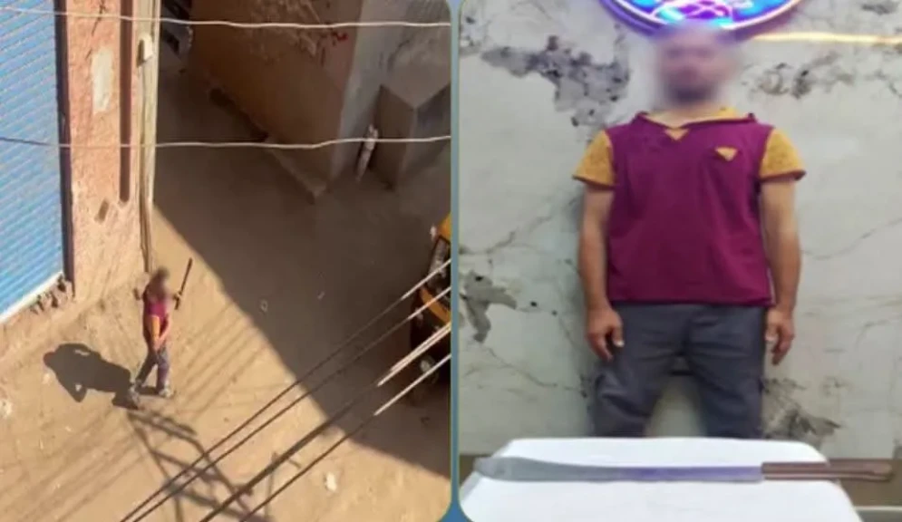 الداخلية: ضبط المتهم في مقطع فيديو بالقيام بأعمال البلطجة وترويع المواطنين بالطريق العام