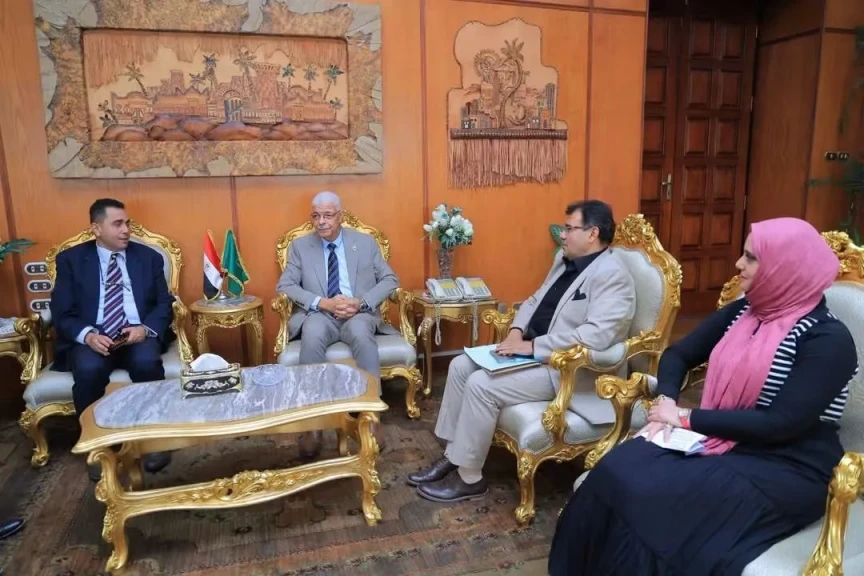 جامعة المنوفية تستقبل وحدة إدارة مشروعات تطوير التعليم العالي لمتابعة مشروعات تأهيل المعامل للاعتماد الدولي