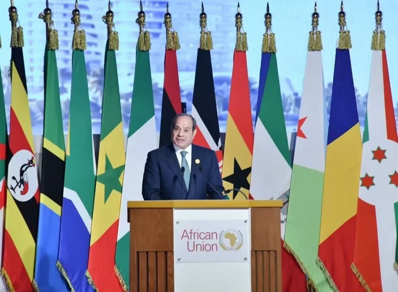 الرئيس السيسي يشارك في الجلسة الافتتاحية للاجتماع التنسيقي الثامن لمنتصف العام للاتحاد الافريقي