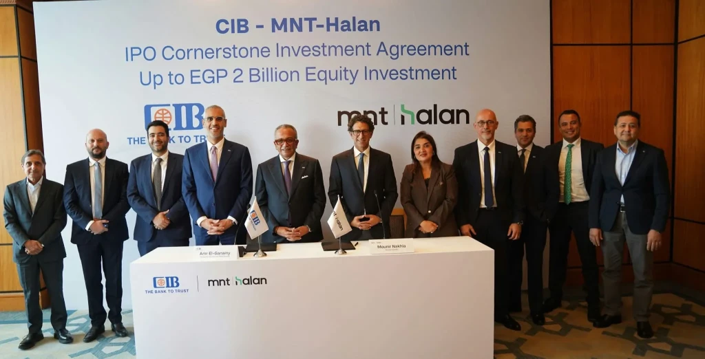 البنك التجاري الدولي-مصر (سي اي بي CIB) يوقع اتفاقية استثمار رئيسي في الطرح المقترح لشركة ”MNT-Halan”  باستثمار يصل إلى ملياري جنيه