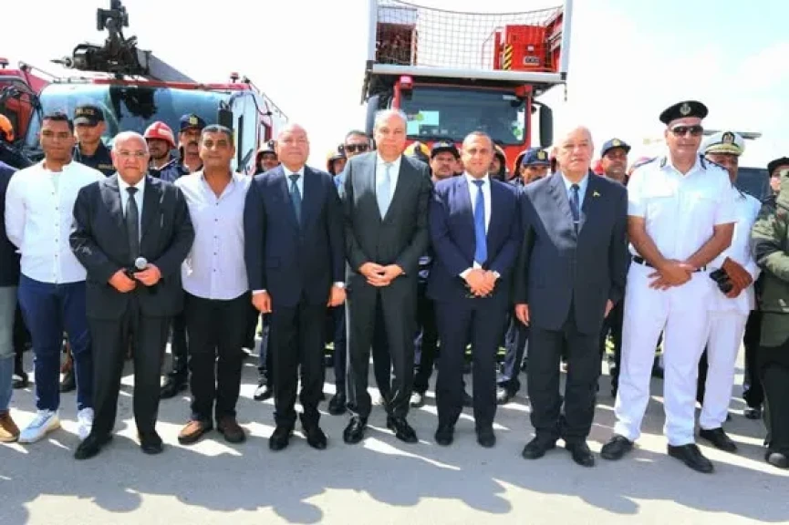 وزير الطيران المدني يشهد تجربة طوارئ متسعة النطاق بمطار القاهرة الدولي.. الأولى من نوعها على مستوى مطارات جمهورية مصر العربية