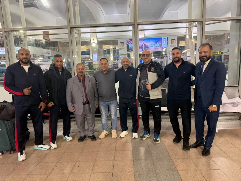 أفروديت الرياضية تدعم أبطال مصر في بطولة العالم للمصارعة للرواد بالأردن