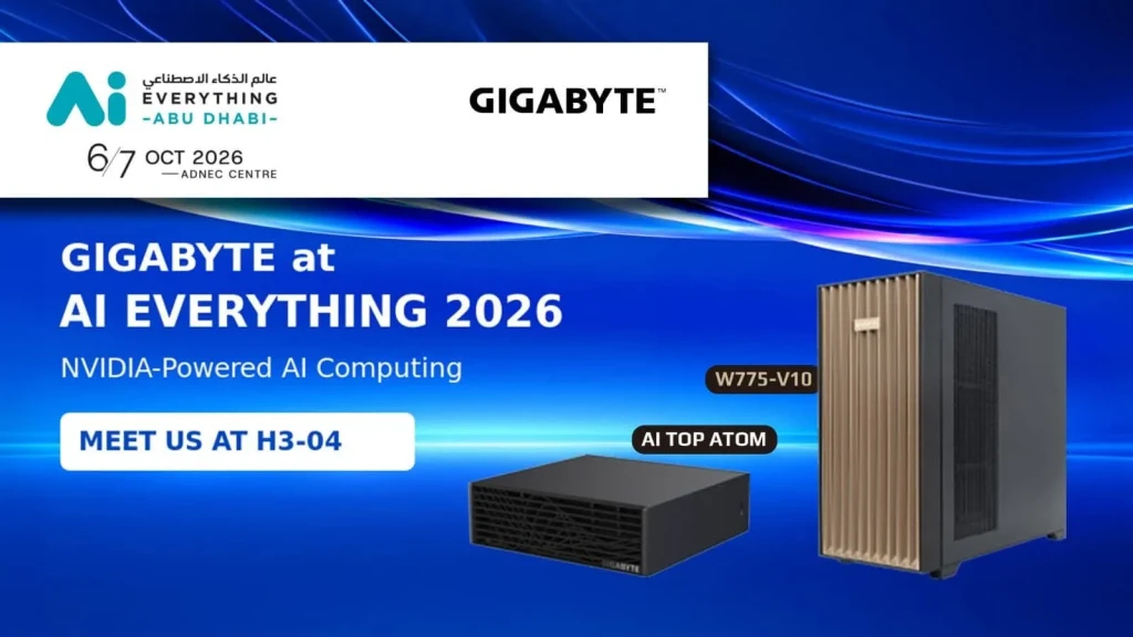 شركة GIGABYTE تستعرض حلول الذكاء الاصطناعي المقدمة من NVIDIA