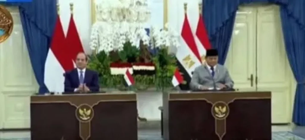 الرئيس السيسي ونظيره الإندونيسي يشهدان مراسم التوقيع على عدد من مذكرات التفاهم بين البلدين