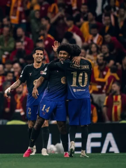 برشلونة يقسو على غلطه سراي برباعية بدوري أبطال أوروبا