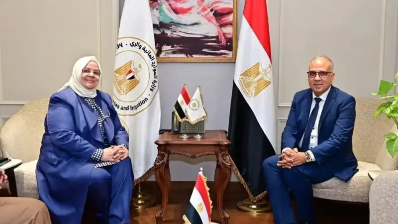 وزير الري يلتقي مدير عام مركز «سيسريك» التابع لمنظمة التعاون الإسلامي