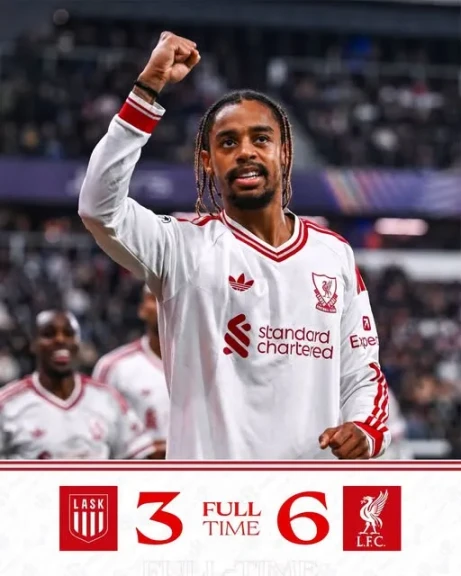 ليفربول يقسو على لاسك بسداسية بدوري أبطال أوروبا