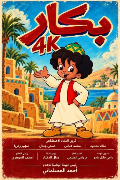 الوطنيه للاعلام : لأول مرة .. 10 حلقات من مسلسل بكار على (ماسبيرو أطفال) بتقنية 4k
