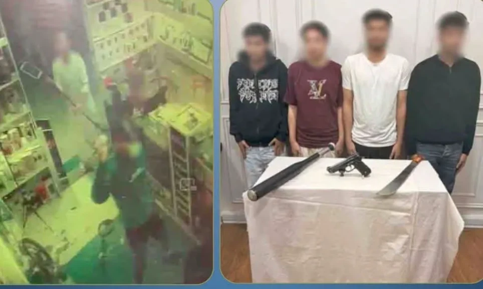 الداخلية: ضبط المتهمين في مقطع فيديو الاعتداء بأسلحة نارية وبيضاء وتحطيم محتويات هواتف محمولة