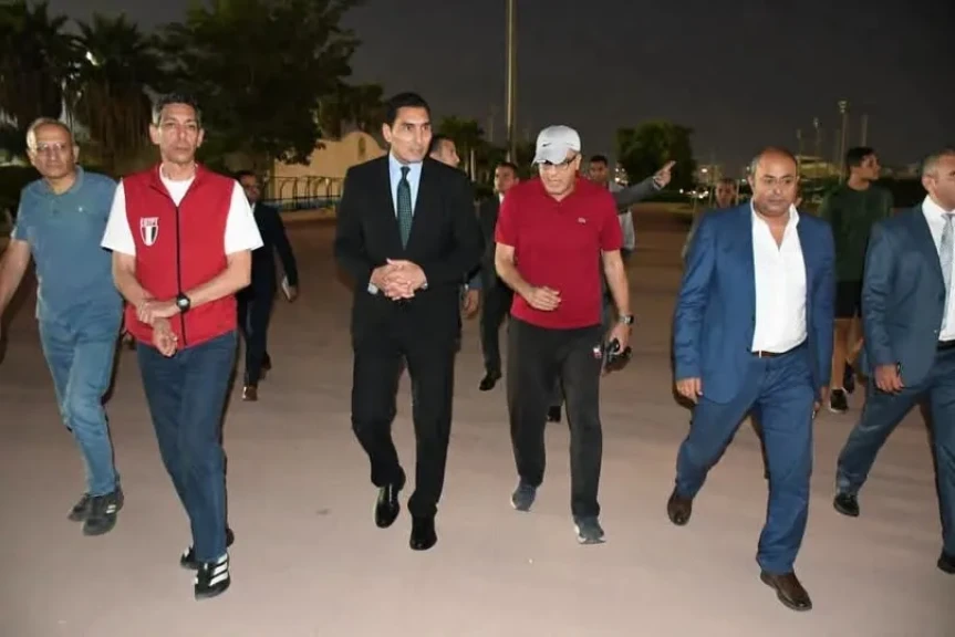 وزير الرياضة يتفقد المنشآت الملحقة باستاد القاهرة ويؤكد ضرورة وضع رؤية واضحة لتطويرها
