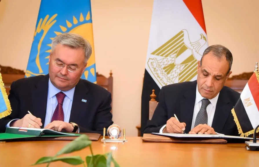 مصر وكازاخستان تتفقان على تعزيز التعاون الاقتصادي وتؤكدان رفض تهجير الفلسطينيين