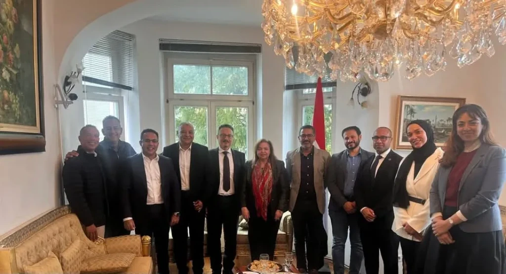 سفيرة مصر لدى جمهورية سلوفينيا تلتقي برموز الجالية المصرية