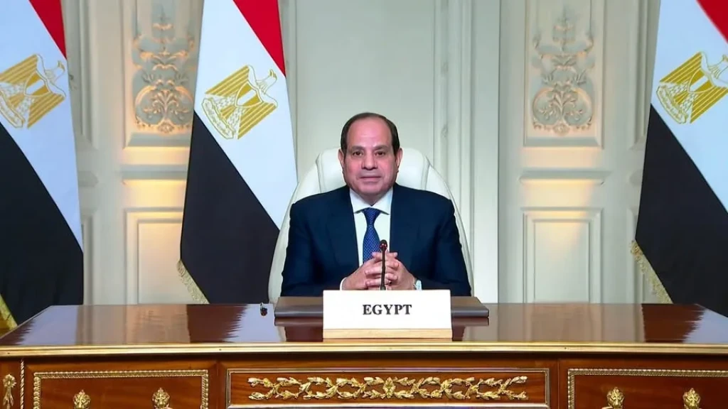 كلمة الرئيس عبد الفتاح السيسى  رئيس جمهورية مصر العربية  خلال افتتاح أسبوع القاهرة للمياه  فى نسخته التاسعة