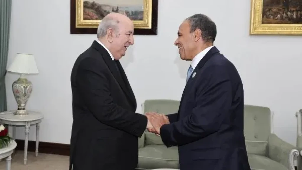 وزير الخارجية المصرى يلتقي الرئيس الجزائري على هامش الاجتماع الوزاري لآلية دول الجوار الثلاثية حول ليبيا